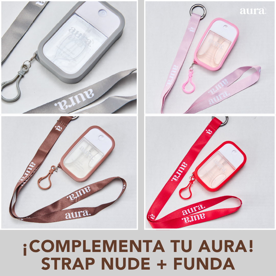 ¡COMPLEMENTA TU AURA! STRAP Y FUNDA COLECCIÓN NUDE (NO INCLUYE AURA)