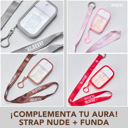 ¡COMPLEMENTA TU AURA! STRAP Y FUNDA COLECCIÓN NUDE (NO INCLUYE AURA)