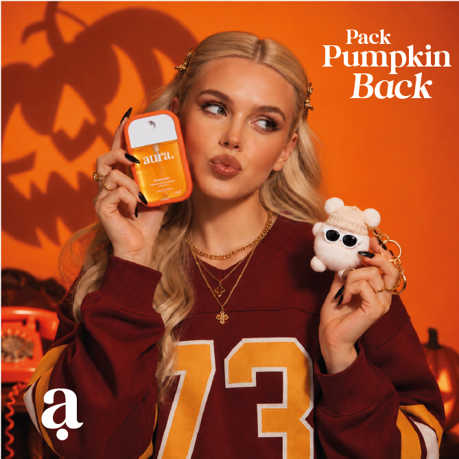 PACKS PUMPKIN BACK | AURA + FUNDA COLECCION NARANJA + KUMO SORPRESA🧡🎃