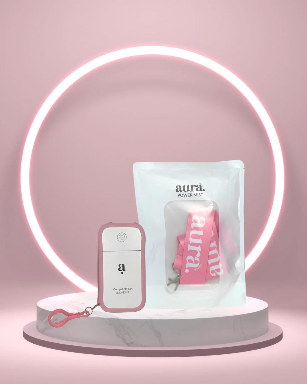 ¡COMPLEMENTA TU AURA! STRAP Y FUNDA AURA POWER MIST ROSADO®